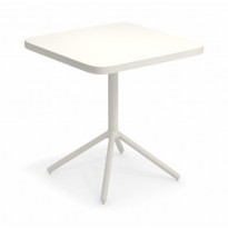 Table pliante GRACE de Emu, 70 x 70 cm, Blanc mat