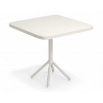 Table pliante GRACE de Emu, 80 x 80 cm, Blanc mat