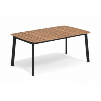Table rectangulaire SHINE de Emu, 166 x 100 cm, Noir