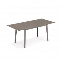 Table extensible PLUS4 BALCONY de Emu, 120/172 x 80 cm, Sable