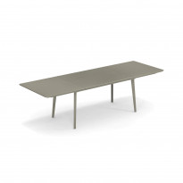 Table extensible PLUS4 de Emu, 160/270 x 90 cm, Gris vert