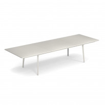 Table extensible PLUS4 IMPÉRIAL de Emu, 220/330 x 110 cm, Blanc mat