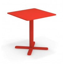 Table pliante DARWIN de Emu, Rouge écarlate 