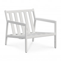 Structure de fauteuil de jardin Jack - aluminium - blanc