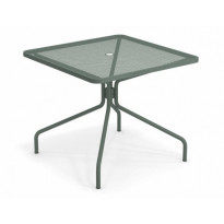 Table carrée CAMBI de Emu, 90 x 90 cm, Vert foncé