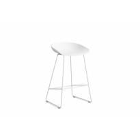 Tabouret AAS38 LOW de Hay, H.64, Structure blanche,  White 2.0