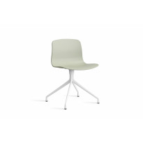 Chaise AAC10 de Hay, Piétement en aluminium teinté blanc, Pastel green 2.0