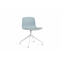 Chaise AAC10 de Hay, Piétement en aluminium teinté blanc, Dusty blue 2.0