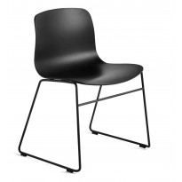 Chaise AAC08 de Hay, Piétement en aluminium teinté noir, Black 2.0