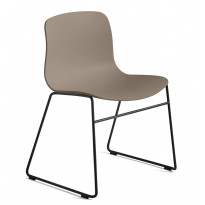 Chaise AAC08 de Hay, Piétement en aluminium teinté noir, Khaki 2.0