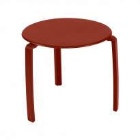 Table basse ALIZÉ de Fermob, ocre rouge