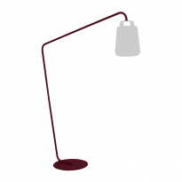 Grand pied déporté pour lampe BALAD de Fermob, Cerise noire