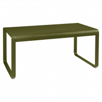 Table mi-haute BELLEVIE de Fermob, 140 x 80, Pesto
