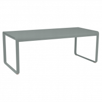 Table BELLEVIE de Fermob, 196 x 90, Gris lapilli