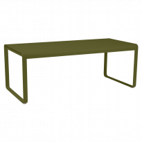 Table BELLEVIE de Fermob, 196 x 90, Pesto