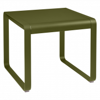 Table mi-haute BELLEVIE de Fermob, 74 x 80, Pesto