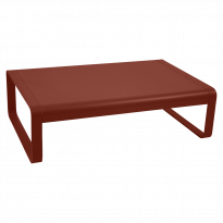Table basse BELLEVIE de Fermob, ocre rouge