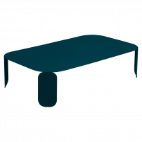 Table basse rectangulaire BEBOP de Fermob, H.29, Bleu acapulco