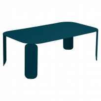 Table basse rectangulaire BEBOP de Fermob, H.42, Bleu acapulco