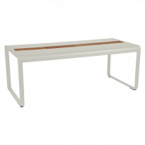 Table BELLEVIE 196 x 90 cm avec rangement de Fermob, 25 coloris