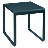 Table BELLEVIE de Fermob, 74 x 80, Bleu acapulco