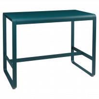 Table haute BELLEVIE de Fermob, 140 x 80, Bleu acapulco