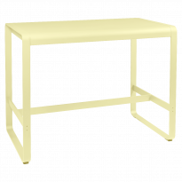 Table haute BELLEVIE de Fermob, 140 x 80, Citron givré