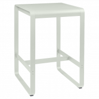 Table haute BELLEVIE de Fermob, 74 x 80, Gris argile