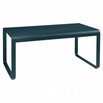 Table mi-haute BELLEVIE de Fermob, 140 x 80, Bleu acapulco