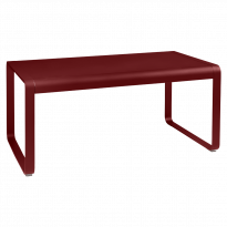 Table mi-haute BELLEVIE de Fermob, 140 x 80, Piment