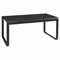 Table mi-haute BELLEVIE de Fermob, 140 x 80, Réglisse