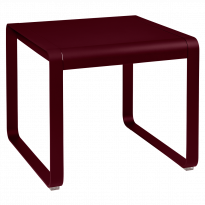 Table mi-haute BELLEVIE de Fermob, 74 x 80, Cerise noire