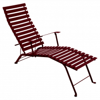 Chaise longue pliante BISTRO de Fermob, Cerise noire