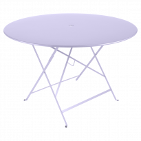 Table ronde pliante BISTRO de Fermob, D.117 x H.74 cm, Guimauve