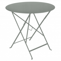 Table ronde pliante BISTRO de Fermob, D.77 x H.74 cm, Gris lapilli