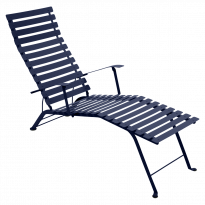 Chaise longue pliante BISTRO de Fermob, Bleu abysse