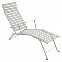 Chaise longue pliante BISTRO de Fermob, Gris argile