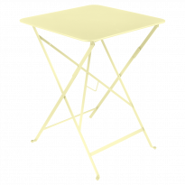 Table carrée BISTRO de Fermob, 57x57, Citron givré