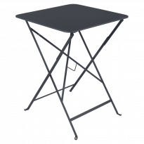 Table carrée BISTRO de Fermob Carbone 57x57