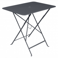 Table rectangulaire 77 x 57 cm Bistro de Fermob Carbone 