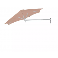 Parasol PARAFLEX NEO Ø.270 cm de Umbrosa, Tissu Sunbrella, Blush