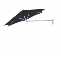 Parasol PARAFLEX NEO Ø.270 cm de Umbrosa, Tissu Sunbrella, Black