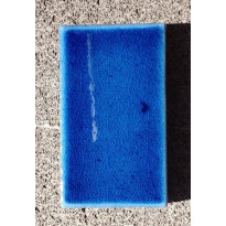 Plateau en pierre de lave émaillée MIX & MATCH, 200 x 100 cm, Bleu de Castre