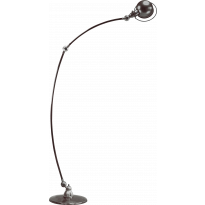 Lampe courbe LOFT C1260 de Jieldé, Acier brossé