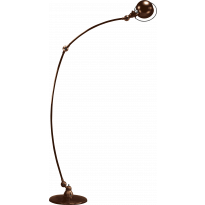 Lampe courbe LOFT C1260 de Jieldé, Cuivre martelé