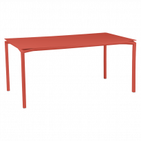Table CALVI de Fermob, 160 x 80 cm, Capucine