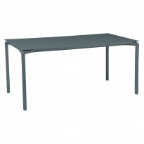 Table CALVI de Fermob, 160 x 80 cm, Gris orage