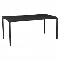 Table CALVI de Fermob, 160 x 80 cm, Réglisse
