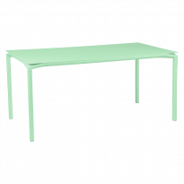Table CALVI de Fermob, 160 x 80 cm, Vert opaline
