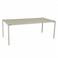 Table CALVI de Fermob, Gris argile